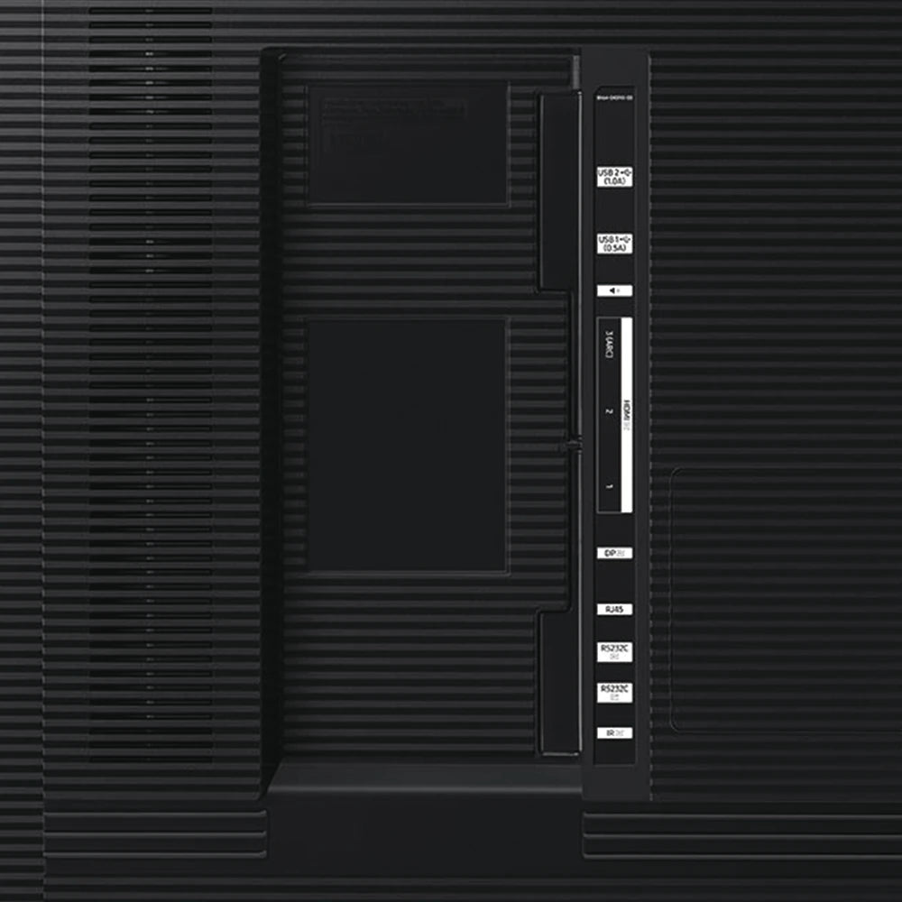 PANTALLA PROFESIONAL LED DE 65", UHD 4K (3840X2160P), ENTRADAS DE VIDEO HDMI/DISPLAYPORT, BOCINAS INTEGRADAS DE 10 W. COMPATIBLE VESA. MODO DE SIMULACIÓN DICOM-Monitores Pantallas y Mobiliario-SAMSUNG ELECTRONICS-Bsai Seguridad & Controles