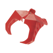 DISPOSITIVO DE BLOQUEO LOTO PARA VÁLVULAS DE BOLA, PARA DIÁMETROS DE DE 1.5 A 2" Y LONGITUD DE MANGO HASTA 7.5", COLOR ROJO-Ferreteria-PANDUIT-Bsai Seguridad & Controles