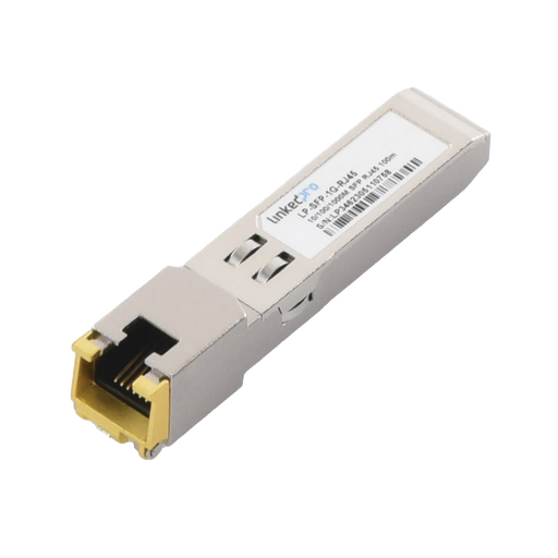 TRANSCEPTOR SFP A RJ45 / AUTO NEGOCIACIÓN 10/100/1000 MBPS / CONECTOR RJ45 / DISTANCIA DE HASTA 100 M.-Networking-LINKEDPRO BY EPCOM-LP-SFP-1G-RJ45-Bsai Seguridad & Controles