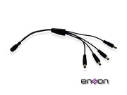 DISTRIBUIDOR TIPO PULPO ENSON ENS-DC14 DE 1 A 4 CANALES IDEAL PARA ALIMENTACION DE CAMARAS DE CCTV-Fuentes de Alimentación-ENSON-Bsai Seguridad & Controles