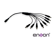 DISTRIBUIDOR TIPO PULPO ENSON ENS-DC18 DE 1 A 8 CANALES IDEAL PARA ALIMENTACION DE CAMARAS DE CCTV-Fuentes de Alimentación-ENSON-Bsai Seguridad & Controles