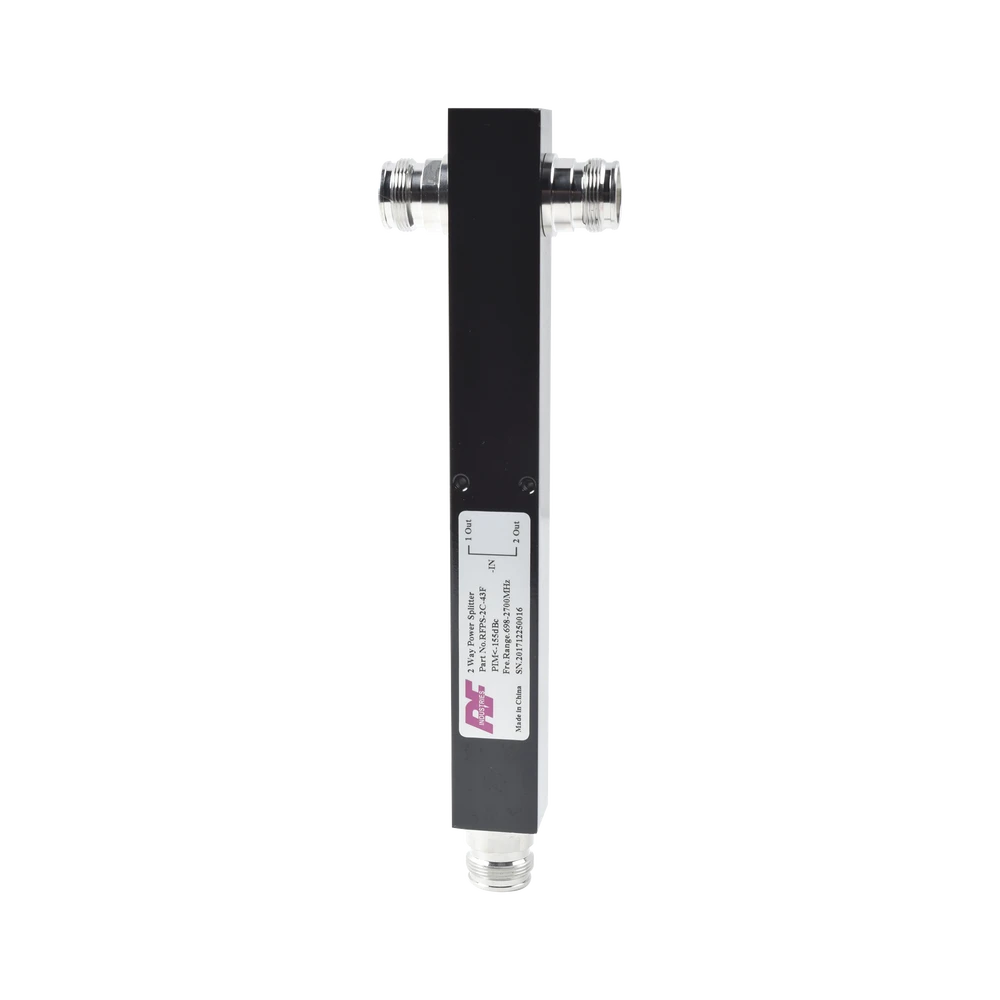 DIVISOR DE POTENCIA DE 1 A 2 VÍAS PARA 698-2700 MHZ, 500 WATT, CONECTORES 4.3-10 HEMBRA.-Filtros y Sistemas en RF-RF INDUSTRIES,LTD-Bsai Seguridad & Controles