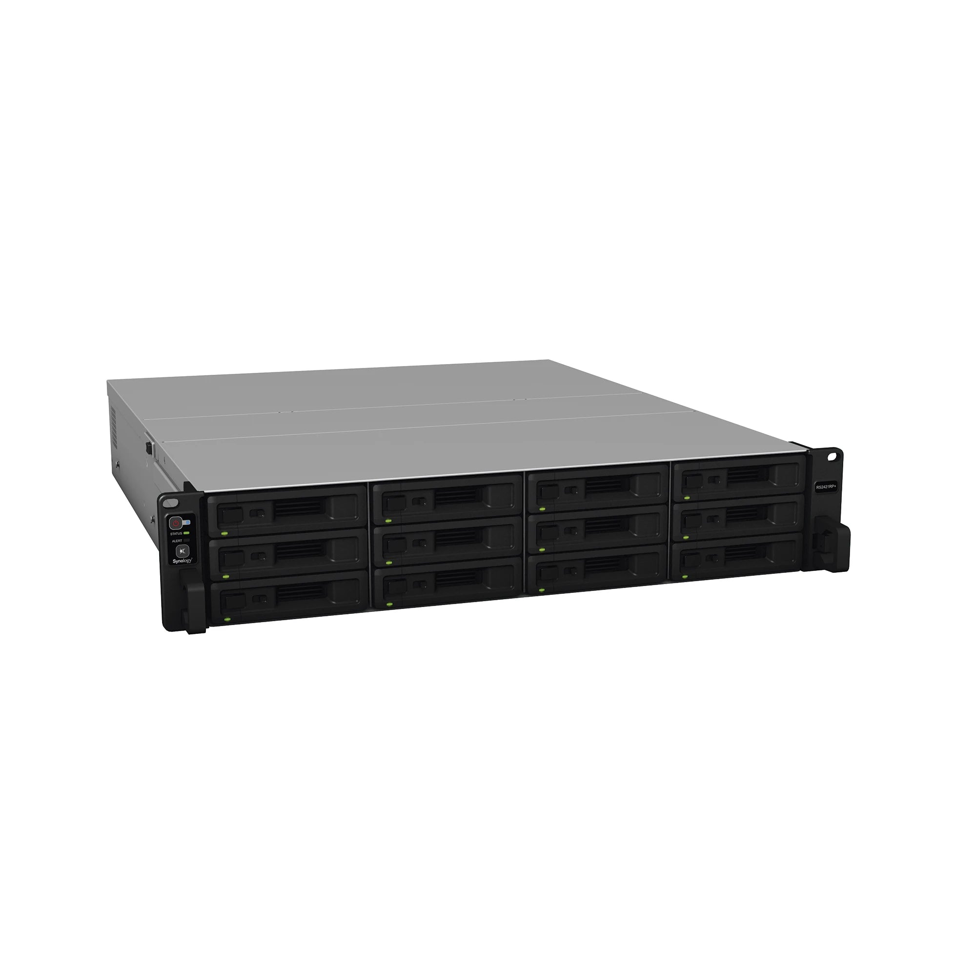 SERVIDOR NAS PARA RACK DE 12 BAHÍAS / EXPANDIBLE A 24 BAHÍAS / HASTA 288 TB / DOBLE FUENTE DE PODER-Almacenamiento NAS-SAN-eSATA-SYNOLOGY-Bsai Seguridad & Controles