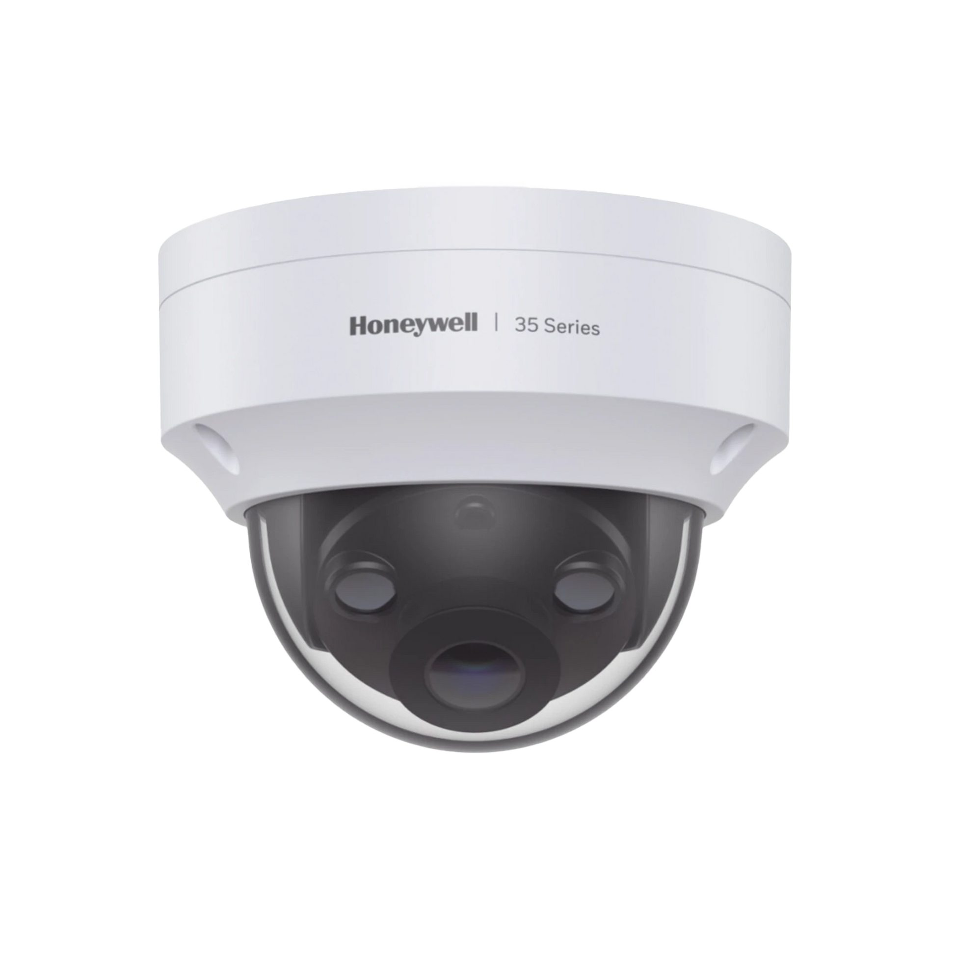 DOMO IP 3 MEGAPIXEL / LENTE 2.8 MM / 40 MTS IR / ULTRA BAJA ILUMINACIÓN / NDAA / ONVIF / EXTERIOR IP66 / ANTIVANDALICO IK10 / ULTRA BAJA ILUMINACIÓN / H.265 / POE / SERIE 35 / HONEYWELL SECURITY-Cámaras IP y NVRs-HONEYWELL-Bsai Seguridad & Controles
