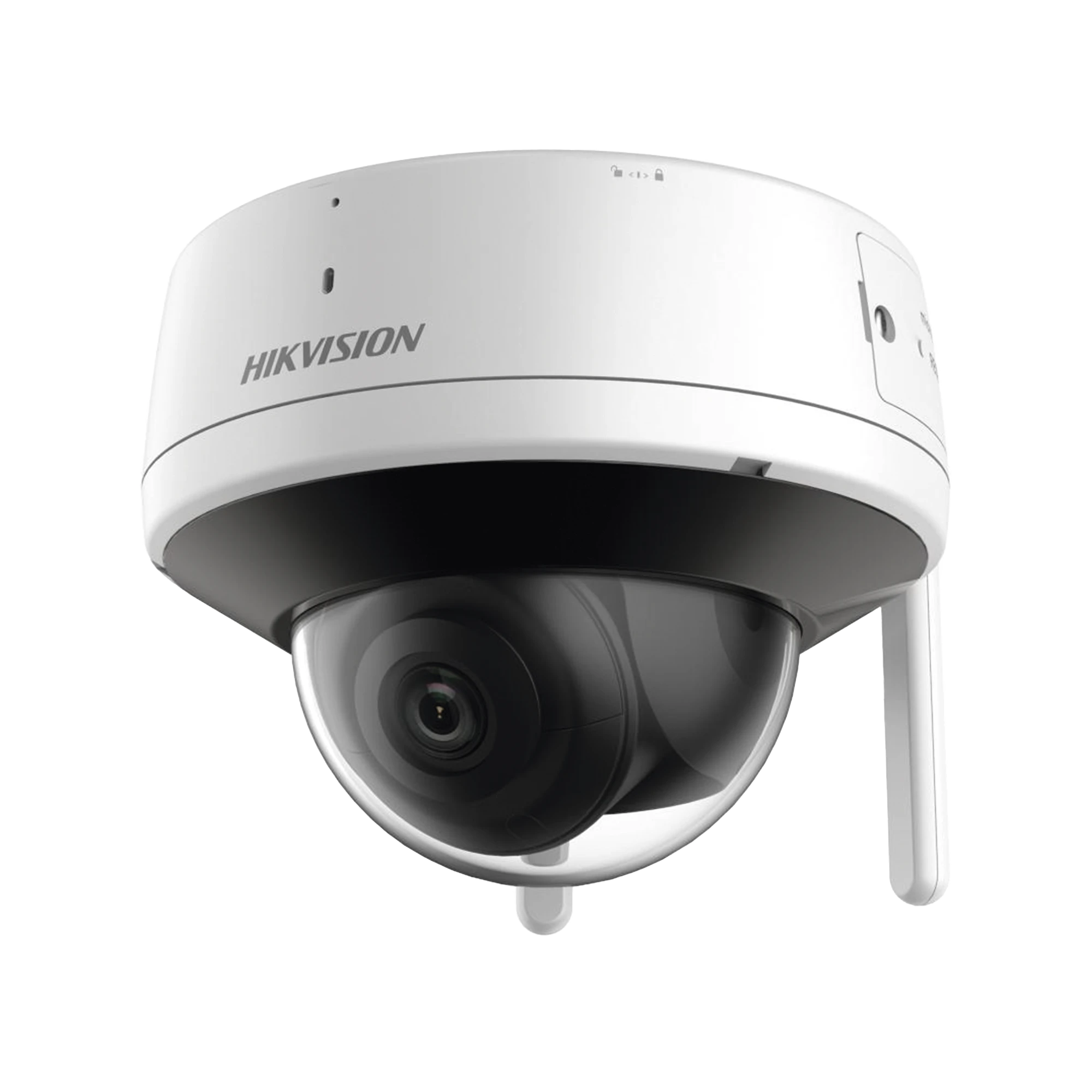 DOMO IP 4 MEGAPIXEL / LENTE 2.8 MM / 30 MTS IR / EXTERIOR IP66 / WI-FI / WDR 120 DB / SOPORTA MICRO SD / H.265+ / MICRÓFONO Y BOCINA INTERCONSTRUIDO-Cámaras IP y NVRs-HIKVISION-Bsai Seguridad & Controles