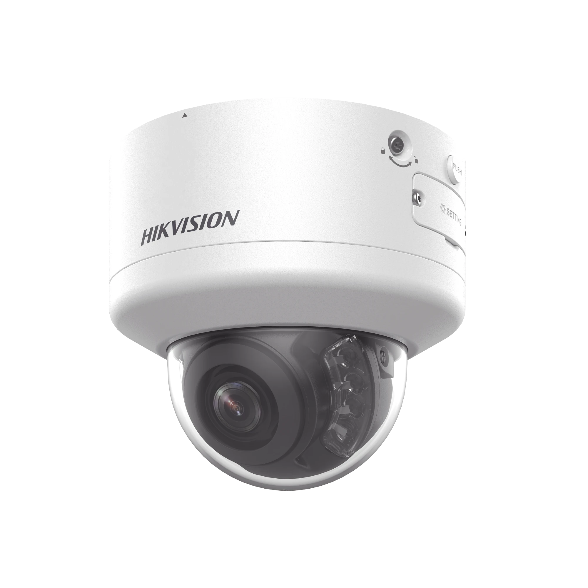 DOMO IP 4 MEGAPIXEL / LENTE MOT. 2.7 A 13.5 MM / DUAL LIGHT (40 MTS IR + 40 MTS LUZ BLANCA / EXTERIOR IP66 / IK10 / AUDIO Y ALARMA I/O / POE+ / ONVIF / MICRO SD / 4 ANALÍTICOS: ACUSENSE, DETECCION FACIAL, CONTEO DE PERSONAS POR CRUCE Y ZONA-Cámaras IP y NVRs-HIKVISION-Bsai Seguridad & Controles