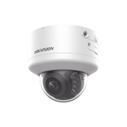 DOMO IP 8 MEGAPIXEL (4K) / LENTE MOT. 2.7 A 13.5 MM / 40 MTS IR EXIR / EXTERIOR IP66 / IK10 / DARKFIGHTER / AUDIO Y ALARMA I/O / POE+ / ONVIF / MICRO SD / 4 ANALÍTICOS: ACUSENSE, DETECCION FACIAL, CONTEO DE PERSONAS POR CRUCE Y ZONA-Cámaras IP y NVRs-HIKVISION-Bsai Seguridad & Controles