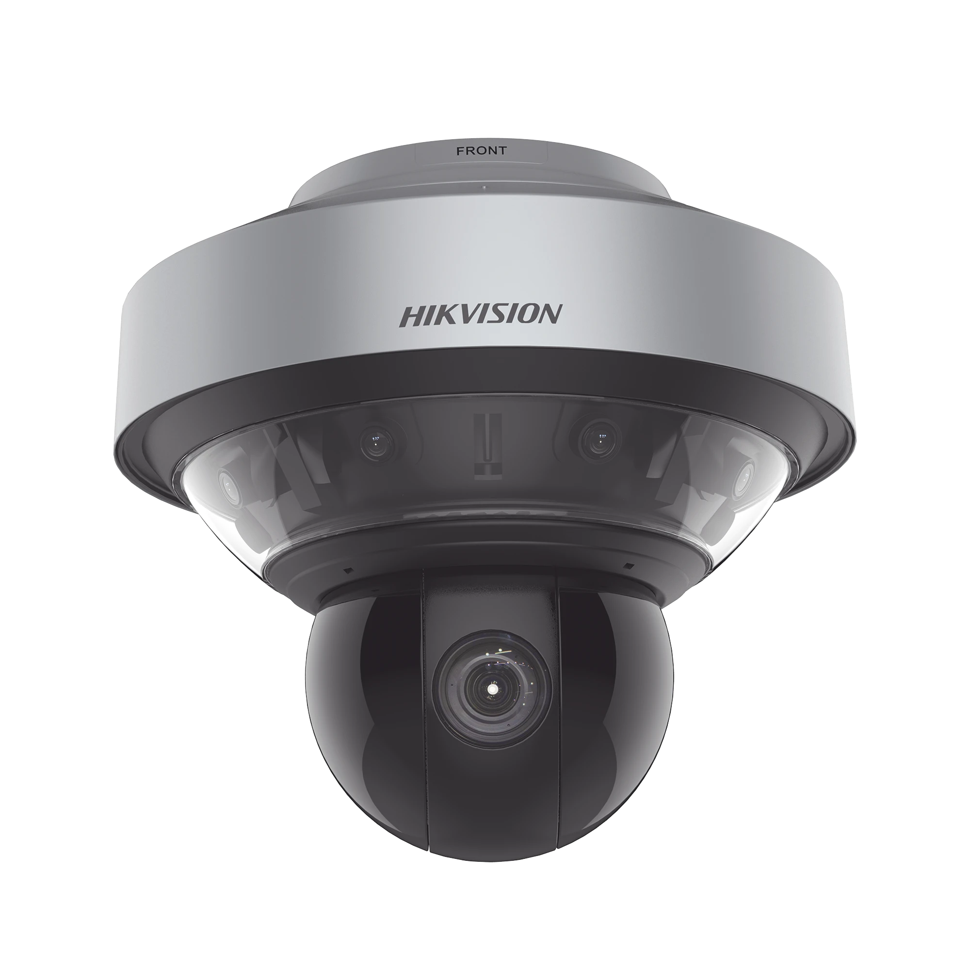 DOMO PANOVU SERIES / VISTA PANORÁMICA 180° / 4 LENTES DE 4 MEGAPIXEL + PTZ 4 MEGAPIXEL DE 40X ZOOM / POSICIONAMIENTO 3D / IP67 / IK10 / WDR 120 DB / EIS / AUTOSEGUIMIENTO / 250 MTS IR / 36 VCD-Cámaras IP y NVRs-HIKVISION-Bsai Seguridad & Controles