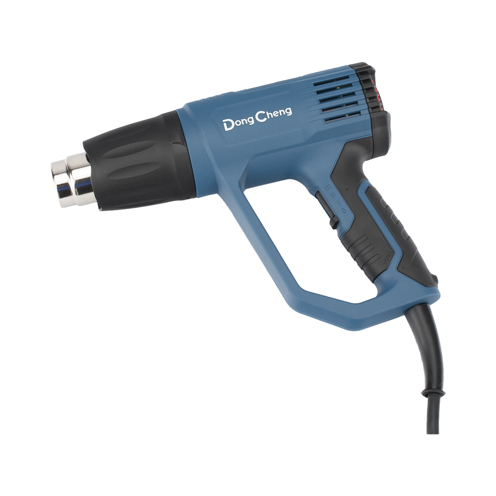 PISTOLA DE CALOR DE 1600W,CON 3 NIVELES DE TEMPERATURA VARIABLE, INCLUYE 2 BOQUILLAS-Herramientas-DONGCHENG-Bsai Seguridad & Controles