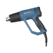 PISTOLA DE CALOR DE 1600W,CON 3 NIVELES DE TEMPERATURA VARIABLE, INCLUYE 2 BOQUILLAS-Herramientas-DONGCHENG-Bsai Seguridad & Controles