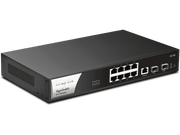 DRAYTEK VIGORSWITCH G2100-SWITCH GIGABIT DE 10 PUERTOS ADMINISTRABLE/8 PUERTOS 10/100/1000MBPS +2 SFP +1 PUERTO CONSOLA/CAPA 2/CON FUNCIONES DE CAPA 3 COMO: SERVIDOR DHCP Y ENRUTAMIENTO VLAN/INTERFACE WEB/PREVENCIÓN DE CONFLICTOS IP/-Switches-DRAYTEK-Bsai Seguridad & Controles