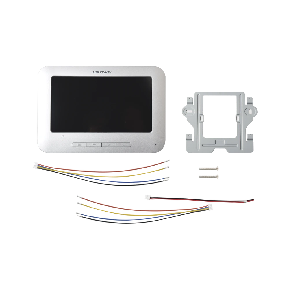 MONITOR 7" ADICIONAL PARA VIDEOPORTERO ANÁLOGO DS-KIS202 / DS-KIS203-Porteros-HIKVISION-Bsai Seguridad & Controles