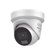 [DUAL LIGHT + COLORVU 3.0 + HIKAI] TURRET IP 6 MEGAPIXEL / LENTE 2.8 MM / 30 MTS IR + LUZ BLANCA / 2 MICROFONOS INTEGRADOS / EXTERIOR IP67 / ESTROBO AZUL Y ROJO / WDR 130 DB / ACUSENSE 3.0 / METAL / NEMA 4X / ACUSEARCH