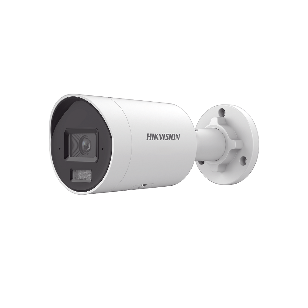 BALA IP 8 MEGAPIXEL (4K) / IMAGEN A COLOR 24/7 / LENTE 2.8 MM / LUZ BLANCA 40 MTS / EXTERIOR IP67 / WDR 130 DB / ENTRADA Y SALIDA DE AUDIO Y ALARMA / CAPTURA FACIAL / ONVIF / MICRO SD / MICRÓFONO INTEGRADO
