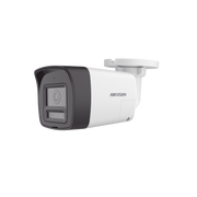 [AUDIO BIDIRECCIONAL + DUAL LIGHT + COLORVU] BALA TURBOHD 4K (8 MEGAPIXEL) / LENTE 2.8 MM / 30 MTS IR EXIR + 20 MTS LUZ BLANCA / MICRÓFONO Y BOCINA INTEGRADO / EXTERIOR IP67 / METAL / DWDR-Cámaras y DVRs HD TurboHD / AHD / HD-TVI-HIKVISION-Bsai Seguridad & Controles