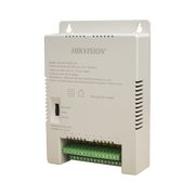 FUENTE DE PODER REGULADA 12 VCC / 13.5 VCC / 15 VCC PARA 16 CÁMARAS / 16 AMP (1 AMP POR SALIDA) / VOLTAJE DE ENTRADA 90 - 130 VCA / SOPORTA 4K / MODO PARA LARGAS DISTANCIAS-Energía-HIKVISION-Bsai Seguridad & Controles