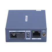 CONVERTIDOR FIBRA ÓPTICA MONOMODO (RX) / 1 PUERTO SFP (SC) 100 MBPS / 1 PUERTO RJ45 10/100 MBPS / HASTA 20 KM / PLUG AND PLAY-Networking-HIKVISION-Bsai Seguridad & Controles