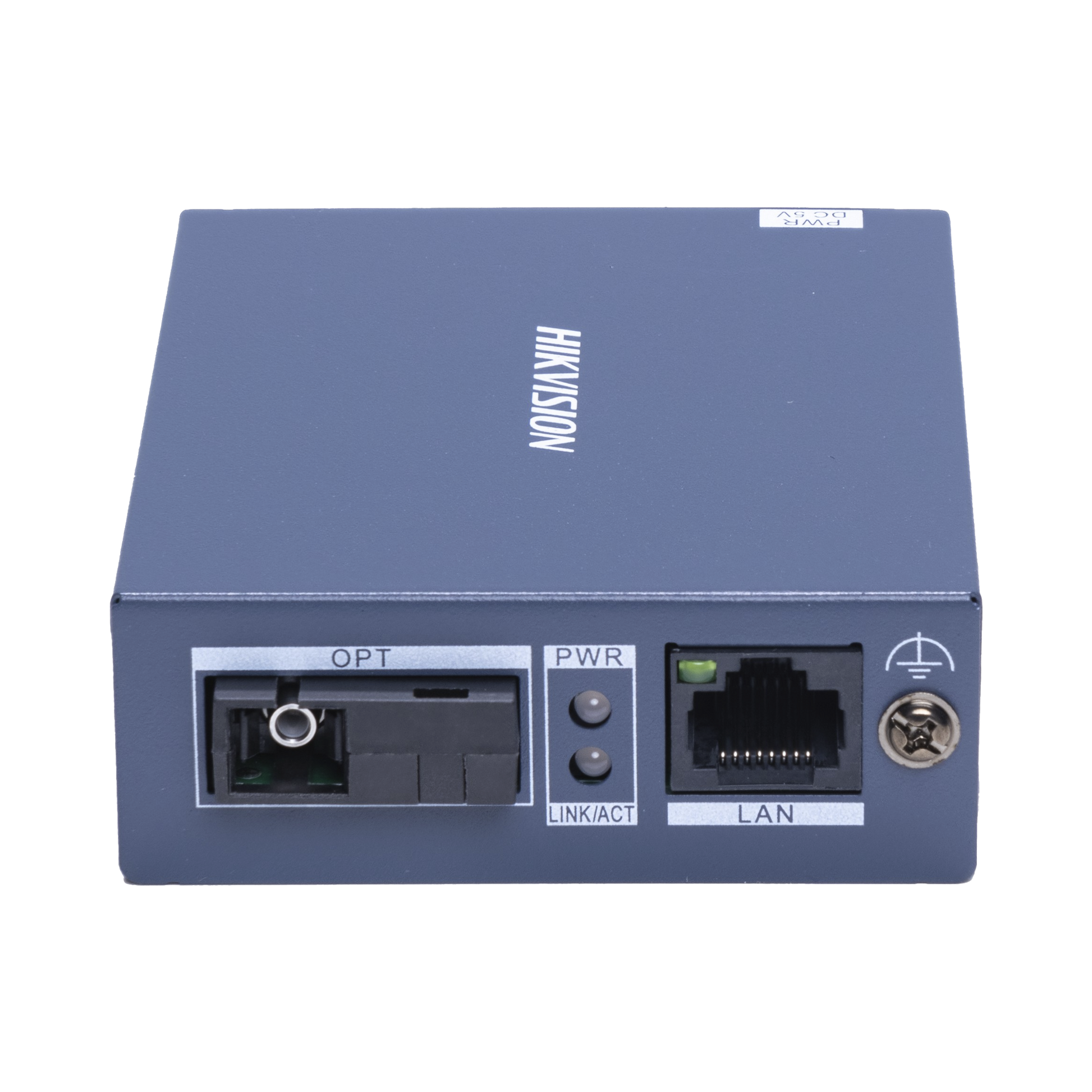 CONVERTIDOR FIBRA ÓPTICA MONOMODO (RX) / 1 PUERTO SFP (SC) 100 MBPS / 1 PUERTO RJ45 10/100 MBPS / HASTA 20 KM / PLUG AND PLAY-Networking-HIKVISION-Bsai Seguridad & Controles