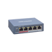 SWITCH POE+ / MONITOREABLE / 4 PUERTOS 10/100 MBPS POE+ / 1 PUERTO 10/100 MBPS UPLINK / MODO ESTENDIDO HASTA 300 METROS / 45 W-Networking-HIKVISION-DS-3E1105P-EI/M-Bsai Seguridad & Controles