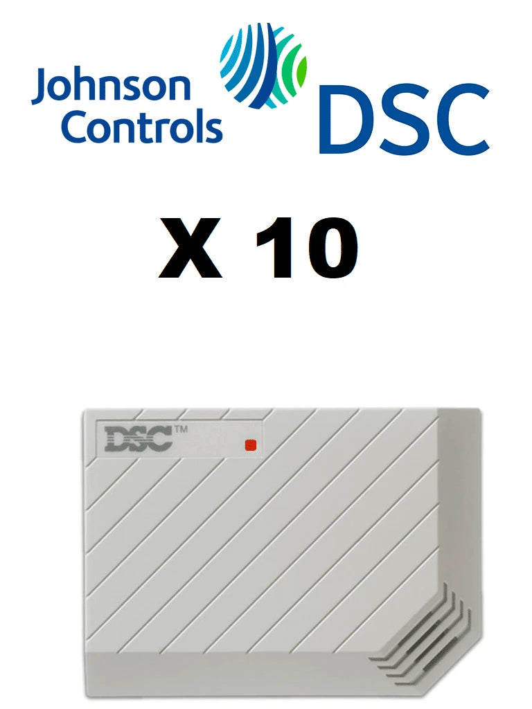 DSC DG50AU 10PACK - PAQUETE DE 10 DETECTORES DE RUPTURA DE CRISTAL CABLEADOS. #PLANDEBENEFICIOS-Sensores de Alarma-DSC-Bsai Seguridad & Controles