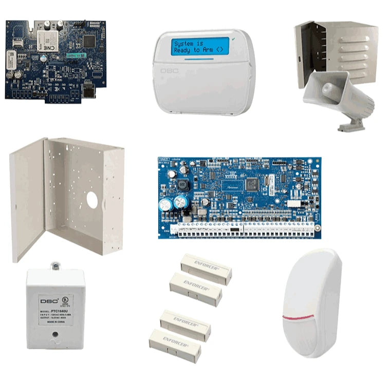 DSC NEO-LCD-SIRENA-IP-SB- PAQUETE SERIE NEO CON PANEL HS2032 DE 8 ZONAS EXPANDIBLE A 32, TECLADO LCD HS2LCDN CON SIRENA DE 30W Y SU GABINETE INCLUYE COMUNICADOR IP TL280E . SENSOR PIR CABLEADO LC200S, 2 SM433TQW , TRANSFORMADOR Y GABINETE-Paquetes de Alarma-DSC-Bsai Seguridad & Controles