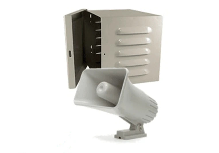 DSC S30WGPAQTT - PAQUETE SIRENA EXTERIOR 30W CON GABINETE GS001 TT001-Sirenas-DSC-Bsai Seguridad & Controles