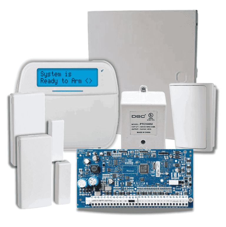 DSC NEO-RF-LCD-SB - PAQUETE NEO CON 32 ZONAS INALÁMBRICAS / PANEL HS2032/ TECLADO LCD ALFANUMÉRICO HS2LCDRF9 N / GABINETE GTVCMX003 / 2 CONTACTO MAGNETICO INALÁMBRICOS PG9303 / 1 DETECTOR DE MOVIMIENTO PG9914 / TRANSFORMADOR PTC1640U/SIN BATERÍA-Paquetes de Alarma-DSC-Bsai Seguridad & Controles