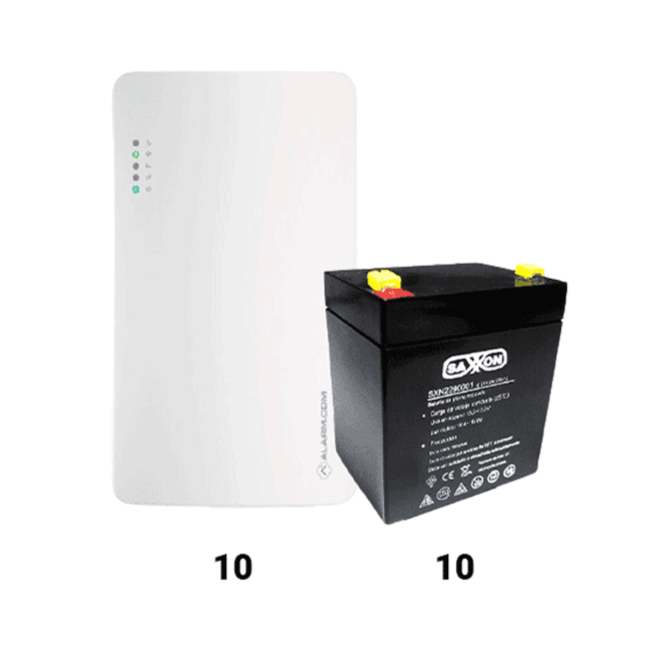 DSC SEM300 10 PACK - PAQUETE DE 10 COMUNICADORES SEM300 COMUNICADOR DUAL, SIM/ IP PARA POWERSERIES DE ALARM.COM , 10 BATERÍAS 12V 4.5AH CBAT45AH #SEMPAK-Paquetes de Alarma-DSC-Bsai Seguridad & Controles