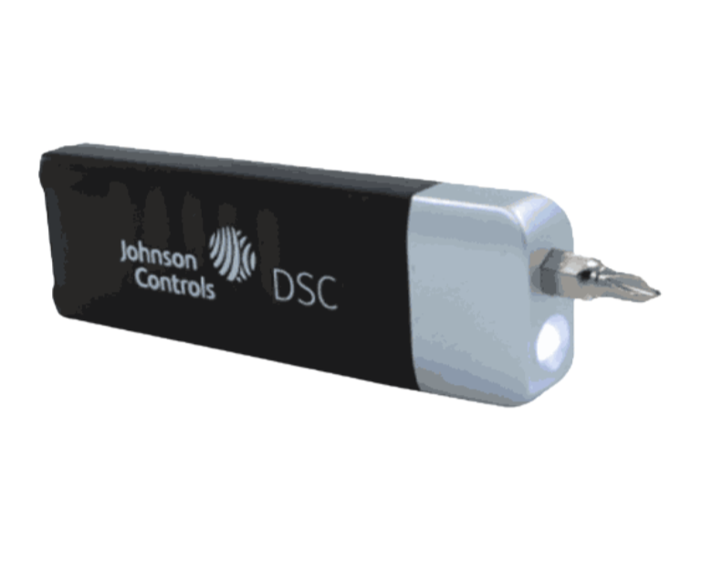 DESARMADOR MULTPROPOSITO/ CON LOGOTIPO DE MARCA DSC/ 6 PUNTAS INTERCAMBIABLES/ LAMPARA Y CLIP/-Material POP-DSC-Bsai Seguridad & Controles