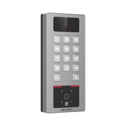 (POE / 2 RELAYS) TECLADO CON LECTOR FÍSICO DE QRS PARA EXTERIOR ANTIVANDÁLICO IP65 & IK09 CON FUNCIÓN DE VIDEOPORTERO MULTIAPARTAMENTO / TARJETA, CÓDIGO QR, PIN O APP HIKCONNECT  / CÁMARA 2 MP COMPATIBLE CON NVRS /