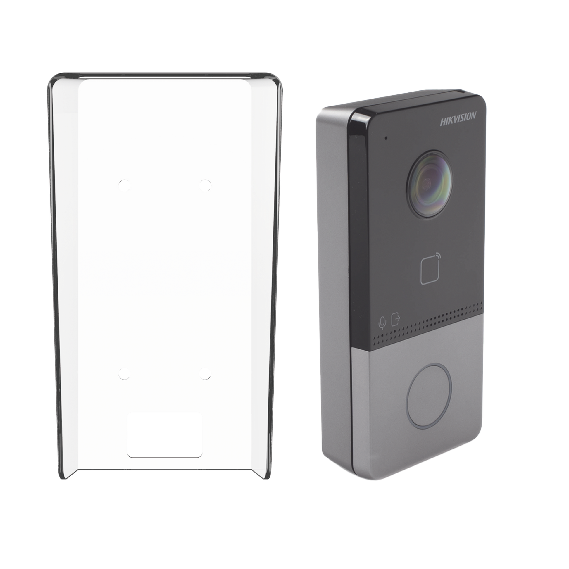 KIT VIDEOPORTERO IP + CARCASA PROTECTORA 2 MEGAPIXEL / POE ESTANDAR / IP65 / APERTURA DESDE HIK-CONNECT / SOPORTA 1 DEPARTAMENTO Y HASTA 6 MONITORES / SOPORTA TARJETAS MIFARE / 1 SALIDA RELAY-Videoporteros e Interfonos-HIKVISION-Bsai Seguridad & Controles