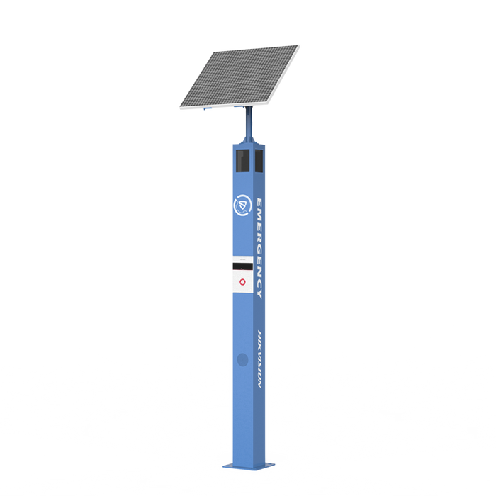 ESTACIÓN DE PÁNICO DE ALARMA SOLAR / COMUNICACIÓN 4G / CÁMARA DE 2 MEGAPIXEL / AUDIO DE DOS VÍAS / EXTERIOR IP65 / IK10 / MICRO SD-Paneles de Alarma y Accesorios Hikvision-HIKVISION-DS-PEA301-CVS1-AL-Bsai Seguridad & Controles
