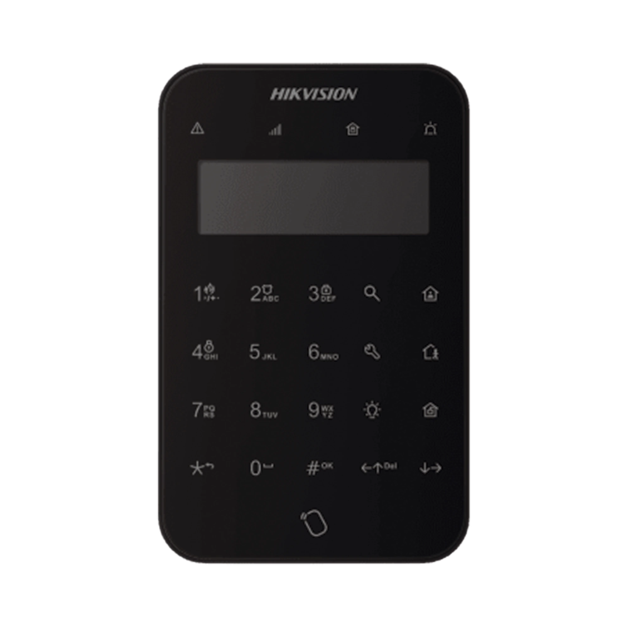 (AX PRO) TECLADO INALÁMBRICO CON PANTALLA LCD PARA ARMADO Y DESARMADO / COLOR NEGRO / FUNCIONES DE AUTOMATIZACIÓN PARA CONTROL DE RELEVADORES