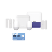 (AX PRO) KIT DE ALARMA AX PRO CON GSM (3G/4G) / INCLUYE: 1 HUB / 2 SENSORES PIR / 3 CONTACTOS MAGNÉTICOS MINI / 1 CONTROL REMOTO / 1 SIRENA INALAMBRICA EXTERIOR / 1 WIFI / 1 MICROSIM30M2M CON 1 MES DE SERVICIO/COMPATIBLE CON HIK-CONNECT P2P-Alarmas-HIKVISION-Bsai Seguridad & Controles