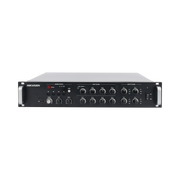 AMPLIFICADOR DE RED |  4 ZONAS DE 250W | 100V/70V | CALENDARIZACIÓN DE EVENTOS | BIBLIOTECA DE MATERIALES DE AUDIO | ENTRADA DE ALARMA | HIK-CONNECT /HIKCENTRAL PROFESIONAL