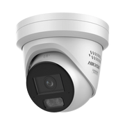 [DUAL LIGHT + COLORVU 3.0 + HIKAI] TURRET IP 8 MEGAPIXEL / LENTE 2.8 MM / 30 MTS IR + LUZ BLANCA / 2 MICROFONOS INTEGRADOS / EXTERIOR IP67 / ESTROBO LUZ BLANCA / WDR 130 DB / ACUSENSE 3.0 / METAL / NEMA 4X / ACUSEARCH-Cámaras IP y NVRs-HIKVISION-DS-2CD2387G3-LIS2UY/SL-Bsai Seguridad & Controles