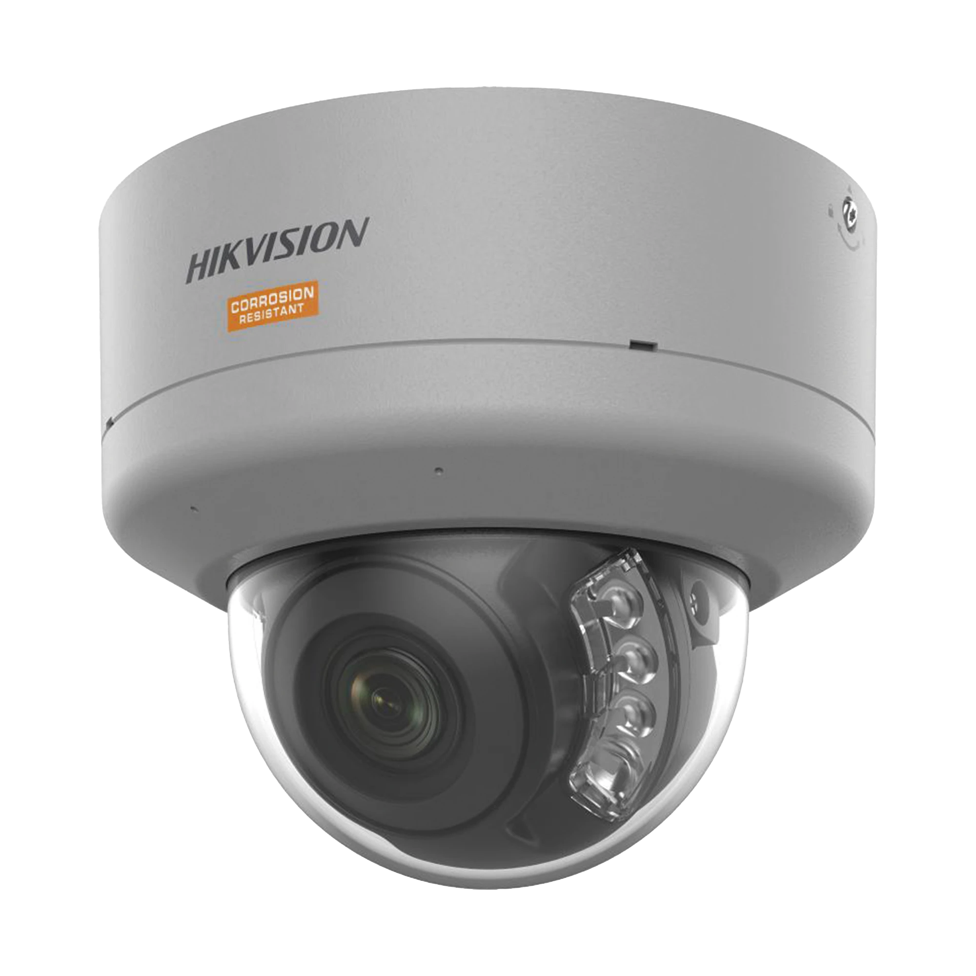 [DUAL LIGHT + COLORVU] DOMO IP 4 MEGAPIXEL / LENTE 2.8 MM / POLIMERO ANTICORROSIVO (IDEAL PARA ZONAS COSTERAS O ALTA SALINIDAD) / 40 MTS IR + 40 MTS LUZ BLANCA / 2 MICRÓFONOS INTEGRADOS / WDR 130 DB / IP68 / IK10 / MICRO SD-Cámaras IP y NVRs-HIKVISION-Bsai Seguridad & Controles