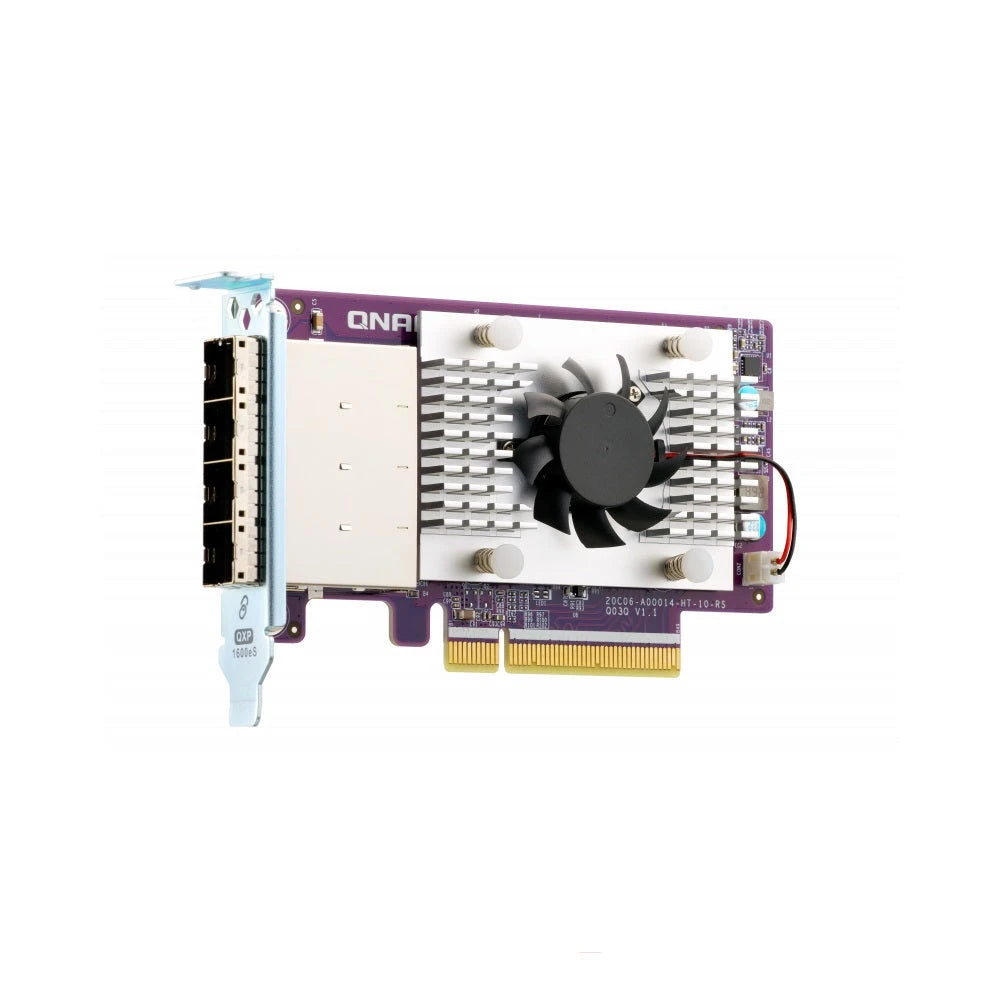DUAL-PORT SAS QNAP QXP-1600ES 12G STORAGE EXPANSION CARD FOR RACKMOUNT MODELS-Servidores NAS / STORAGE-QNAP-Bsai Seguridad & Controles