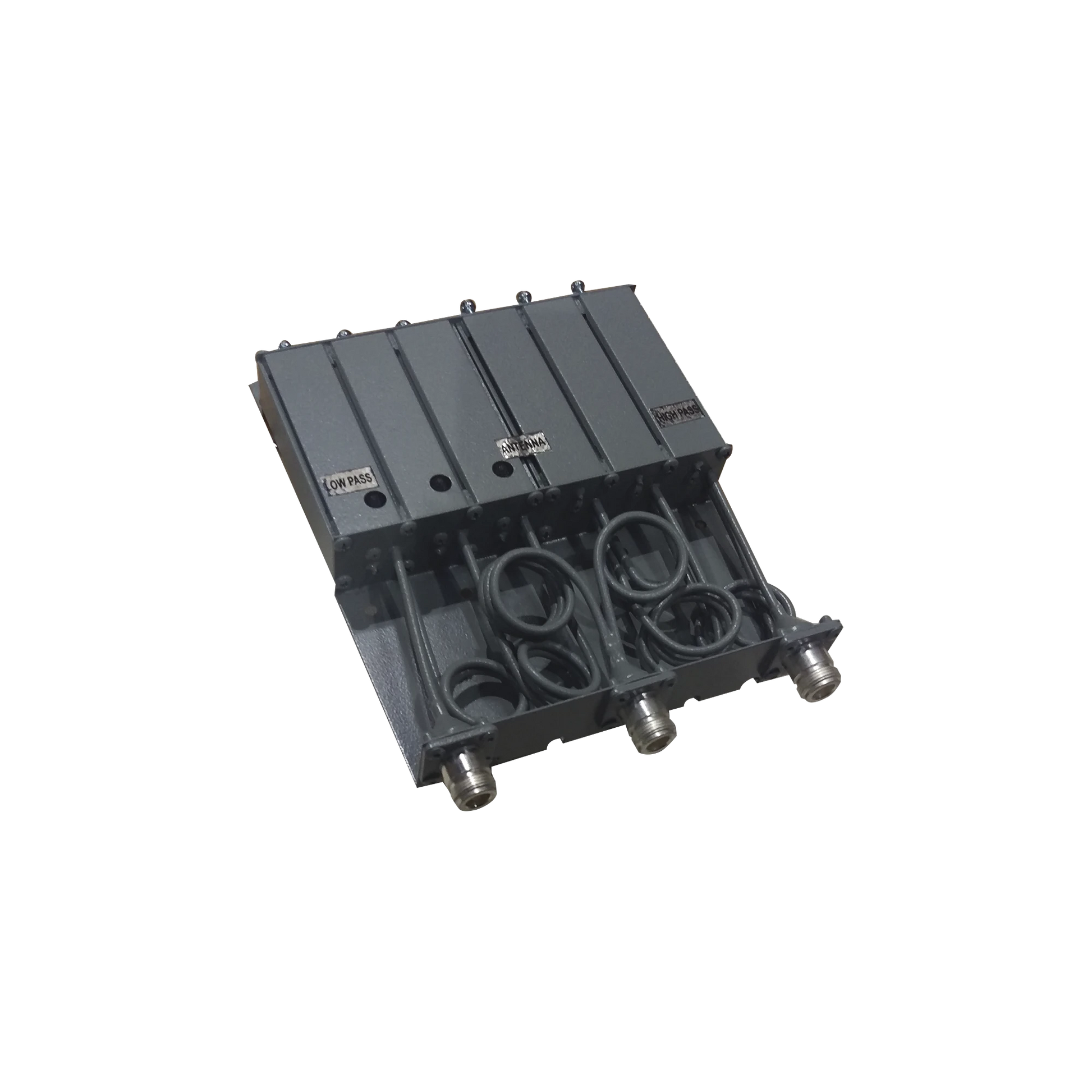 DUPLEXER SYSCOM EN VHF, 6 CAV. 136-148 MHZ, 50 WATT, 5 MHZ SEP. RECHAZO DE BANDA, N HEMBRAS.-Filtros y Sistemas en RF-EPCOM INDUSTRIAL-Bsai Seguridad & Controles