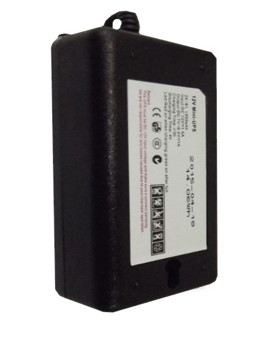 ZKTECO UPS12V - RESPALDO DE 12V PARA CONTROL DE ASISTENCIA 1900MAH / COMPATIBLE CON EQUIPOS ZKTECO/ DURACIÓN DE HASTA 2 HORAS EN USO-Accesorios - Asistencia-ZKTECO-71002-Bsai Seguridad & Controles