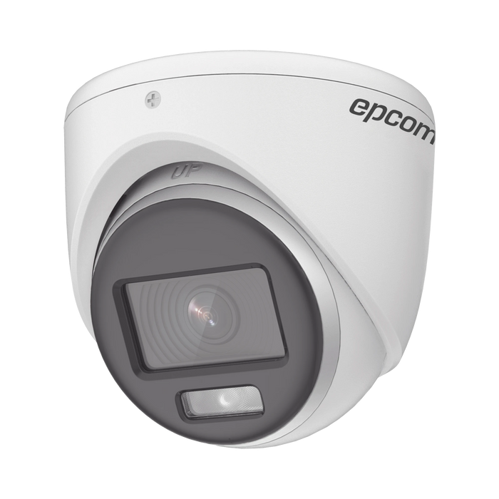 TURRET TURBOHD 2 MEGAPIXELES (1080P) / IMAGEN A COLOR 24/7 / LENTE 2.8 MM / METAL / LUZ BLANCA 20 MTS / EXTERIOR IP67 / TVI-AHD-CVI-CVBS / DWDR-Cámaras-EPCOM-E8-TURBO-C-Bsai Seguridad & Controles