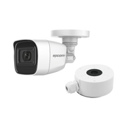 KIT DE CÁMARA + MONTAJE / CÁMARA BALA TURBOHD 2 MEGAPIXEL (1080P) / GRAN ANGULAR 106° / LENTE 2.8 MM / 25 MTS IR EXIR / EXTERIOR IP66 / 4 TECNOLOGÍAS / DWDR-Cámaras-EPCOM PROFESSIONAL-Bsai Seguridad & Controles