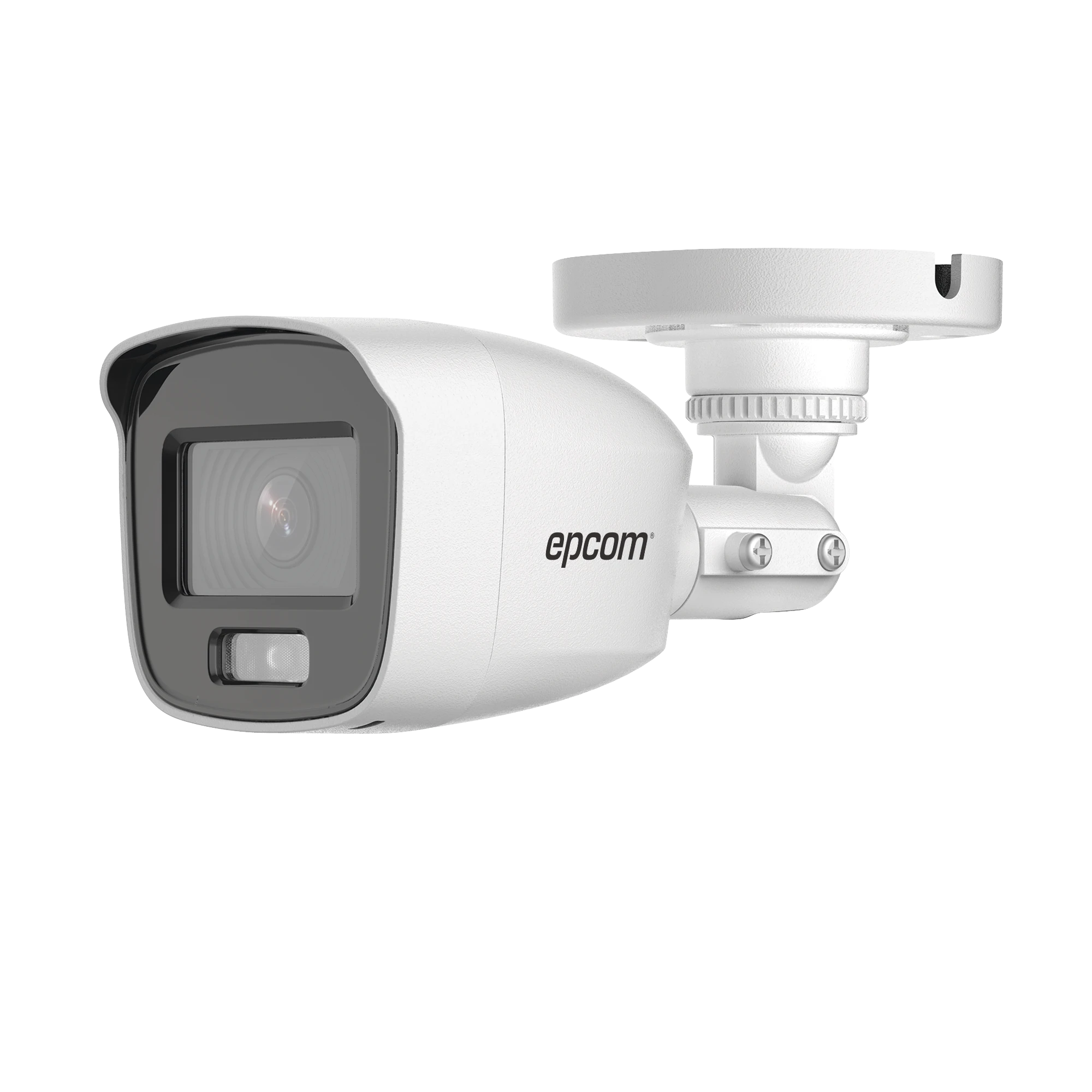 BALA TURBOHD 2 MEGAPÍXEL (1080P) / MICROFONO INTEGRADO / IMAGEN A COLOR 24/7 / LENTE 2.8 MM / METAL / LUZ BLANCA 20 MTS / EXTERIOR IP66 / TVI-AHD-CVI-CVBS / DWDR-Cámaras-EPCOM PROFESSIONAL-Bsai Seguridad & Controles