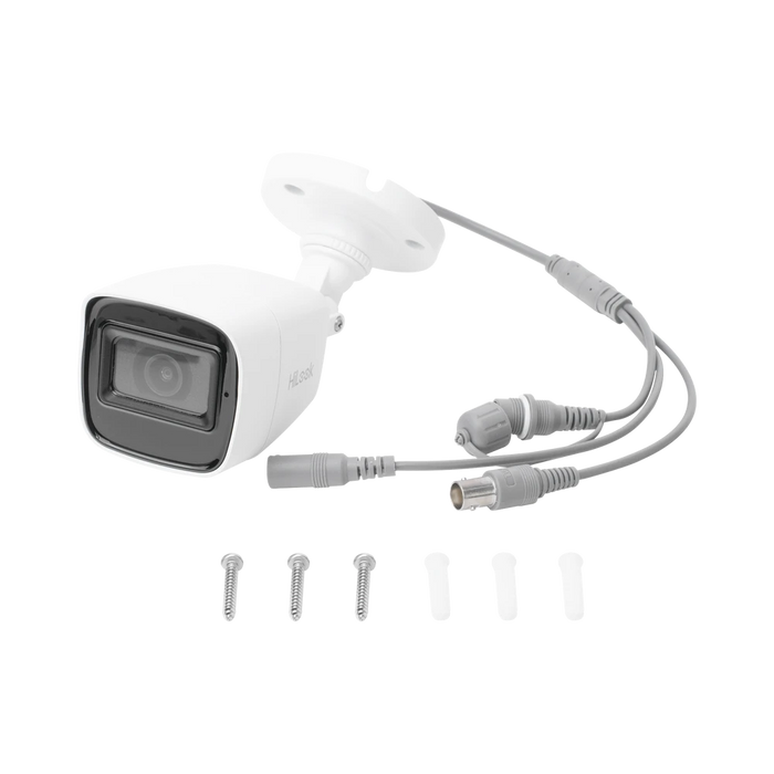 BALA TURBOHD 2 MEGAPIXEL / GRAN ANGULAR 106° / LENTE 2.8 MM / AUDIO POR COAXITRON / 30 MTS IR EXIR / EXTERIOR IP66 / 4 TECNOLOGÍAS / DWDR-Cámaras-HILOOK BY HIKVISION-Bsai Seguridad & Controles