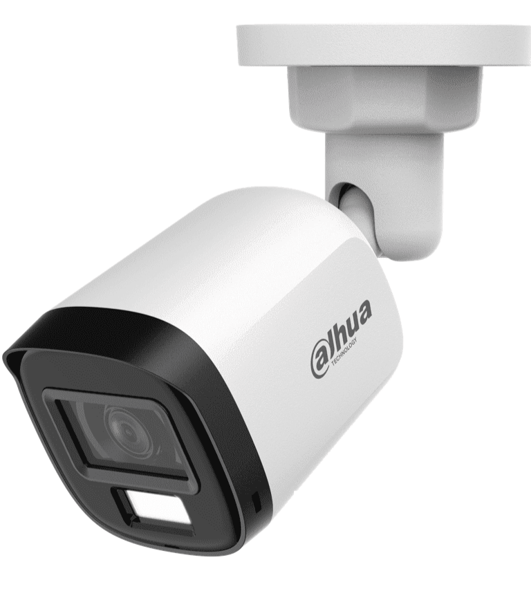 DAHUA HAC-B1A21N-U-IL-A- CÁMARA BULLET DE 2 MEGAPÍXELES/ LENTE DE 2.8 MM APERTURA DE HASTA 100°/ ILUMINACIÓN DUAL INTELIGENTE 30 MTS IR Y 20 MTS LUZ VISIBLE/ MICRÓFONO INTEGRADO/ PARA EXTERIOR IP67/ #LONUEVO-Bullet-DAHUA-Bsai Seguridad & Controles