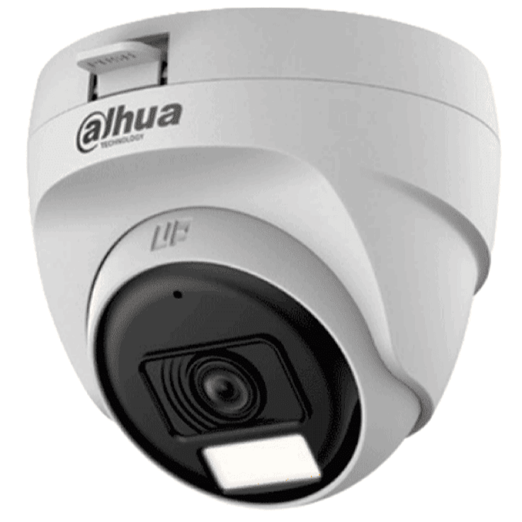 DAHUA HAC-T1A21N-U-IL-A - CÁMARA DOMO DE 2 MEGAPÍXELES/ LENTE DE 2.8 MM APERTURA HASTA 100°/ ILUMINACIÓN DUAL INTELIGENTE HASTA 25MTS CON IR & 20MTS LUZ CALIDA/ MICRÓFONO INTEGRADO/ POLICARBONATO/ #LONUEVO-Domo-DAHUA-Bsai Seguridad & Controles