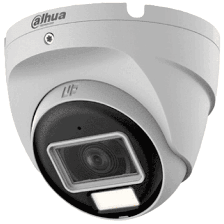 DAHUA HAC-T2A21N-U-IL-A- CÁMARA DOMO DE 2 MEGAPIXELES/ LENTE DE 2.8 MM CON APERTURA HASTA 100°/ ILUMINACIÓN INTELIGENTE HASTA 30MTS CON IR + 20MTS LUZ CALIDA/ CON MICRÓFONO INCORPORADO/ PARA EXTERIOR IP67/ METAL-Domo-DAHUA-Bsai Seguridad & Controles