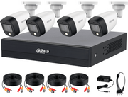 DAHUA KIT/XVR1B04-I/T/4-HFW1209C-A-LED - KIT DE 4 CANALES FULL COLOR CON AUDIO/ INCLUYE 4 CAMARAS DE 2 MEGAPIXELES FULL 