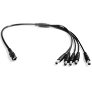 SAXXON SXF55 - DIVISOR DE ENERGÍA / TIPO PULPO / 1 CONECTOR HEMBRA / 5 CONECTORES MACHO / CABLE DE COBRE / #TVCSAX-Divisores de Energía-SAXXON-Bsai Seguridad & Controles