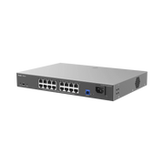 E-LIGHTEN ONU / SWITCH POE+ HIBRIDO, CAPA 2 CON UN PUERTO PON 1G Y 16 PUERTOS ETHERNET POE+ 1G HASTA 240 WATTS Y 100 CLIENTES-Networking-RUIJIE-Bsai Seguridad & Controles